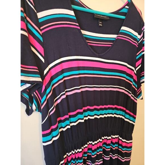 Lane Bryant Striped Colorful Maxi Dress‎ Size 18/20 - Picture 3 of 7